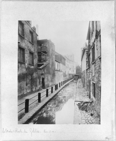 The Bievre, Ruelle des Gobelins, Paris, May 1900 by Eugène Atget